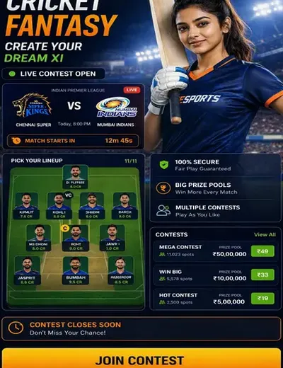 XPlayonlineplay (XPlay online play) fantasy cricket & matchday visual 3